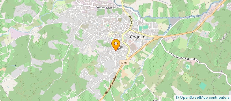 localisation de l'entreprise SCI MORRAY  COGOLIN