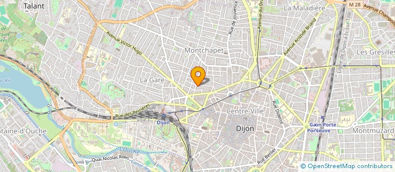 localisation de l'entreprise SCI MORRONE  DIJON