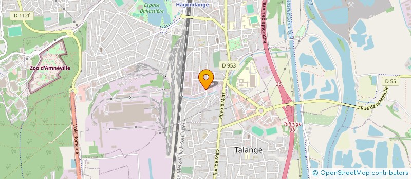 localisation de l'entreprise SCI MORRUZZI à HAGONDANGE