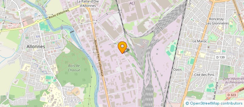 localisation de l'entreprise SCI MORRY  LE MANS