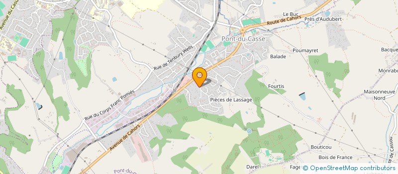 localisation de l'entreprise SCI MORSANO  PONT-DU-CASSE