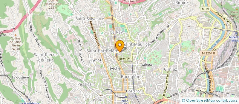 localisation de l'entreprise SCI MORSI à NICE