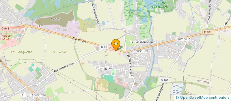 localisation de l'entreprise SCI MORTAGNE 2  ANNEQUIN