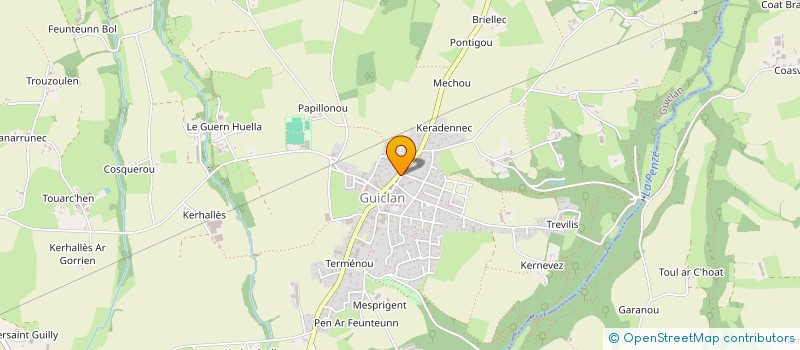 localisation de l'entreprise SCI MORTAN  GUICLAN