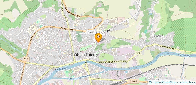 localisation de l'entreprise SCI MORTAZEL à CHATEAU-THIERRY