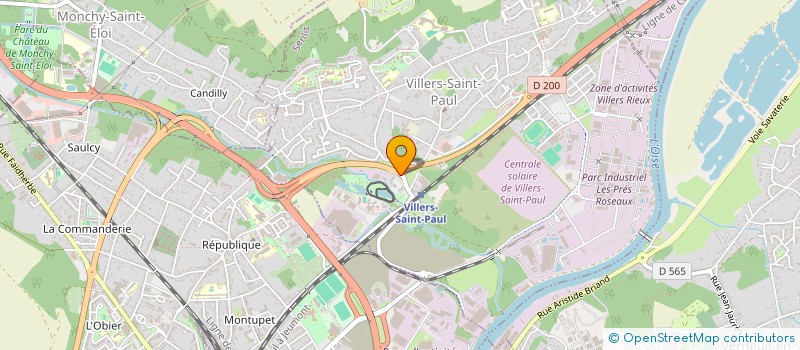 localisation de l'entreprise SCI MORTEFONTAINE  VILLERS-SAINT-PAUL