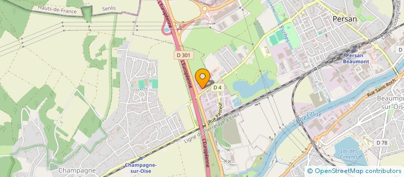 localisation de l'entreprise SCI MORTEFONTAINE ET ASSOCIES  CHAMPAGNE-SUR-OISE