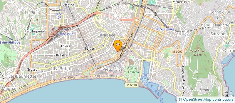 localisation de l'entreprise SCI MORTIER 3 à NICE