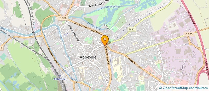localisation de l'entreprise SCI MORTIER à ABBEVILLE
