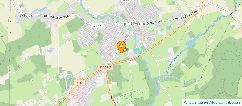 localisation de l'entreprise SCI MORTRIE  SAVIGNE L'EVEQUE