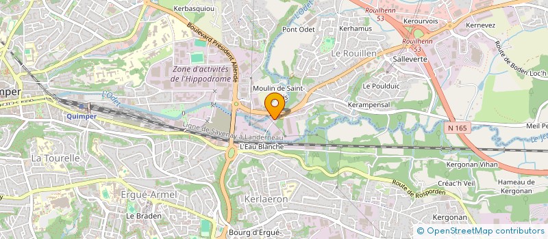 localisation de l'entreprise SCI MORVAN 29  ERGUE-GABERIC