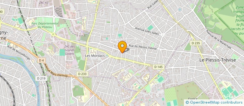 localisation de l'entreprise SCI MORVAN  CHAMPIGNY-SUR-MARNE