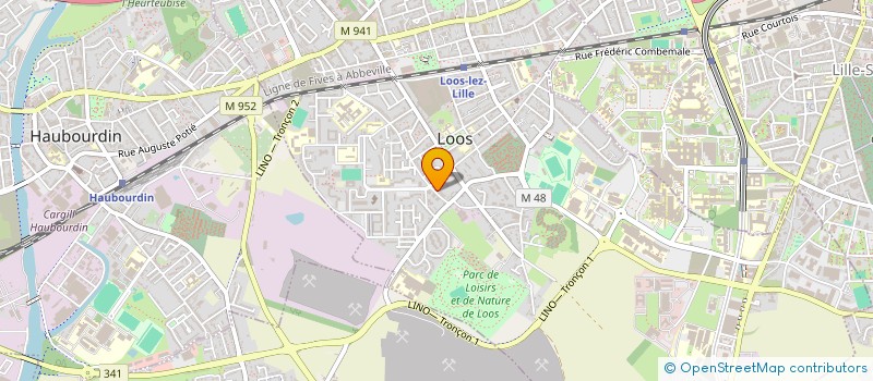 localisation de l'entreprise SCI MORVAN  LOOS