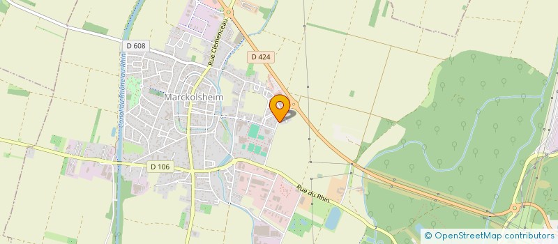 localisation de l'entreprise SCI MORVAN  MARCKOLSHEIM