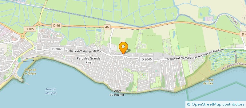 localisation de l'entreprise SCI MORVAN à LA TRANCHE-SUR-MER