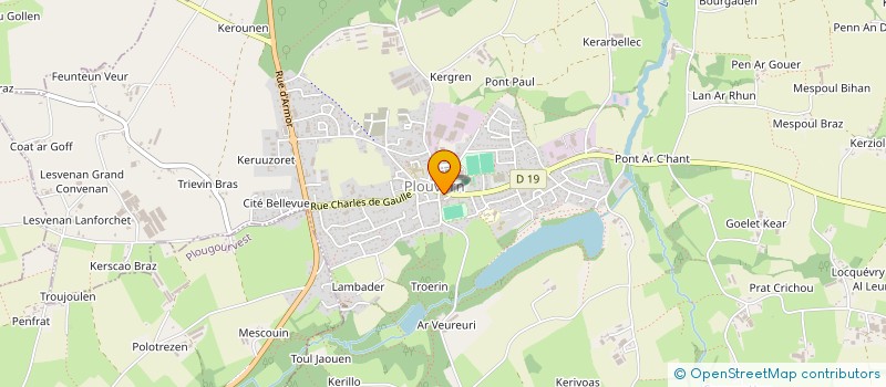 localisation de l'entreprise SCI MORVAN  PLOUVORN