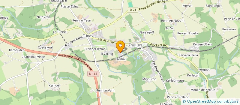 localisation de l'entreprise SCI MORVAN COSQUER IMMO  PONT-DE-BUIS-LES-QUIMERCH