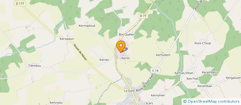 localisation de l'entreprise SCI MORVAN LE BUZIT  NEVEZ