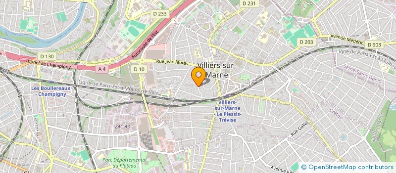 localisation de l'entreprise SCI MORVRAINS INVESTISSEMENT  VILLIERS-SUR-MARNE