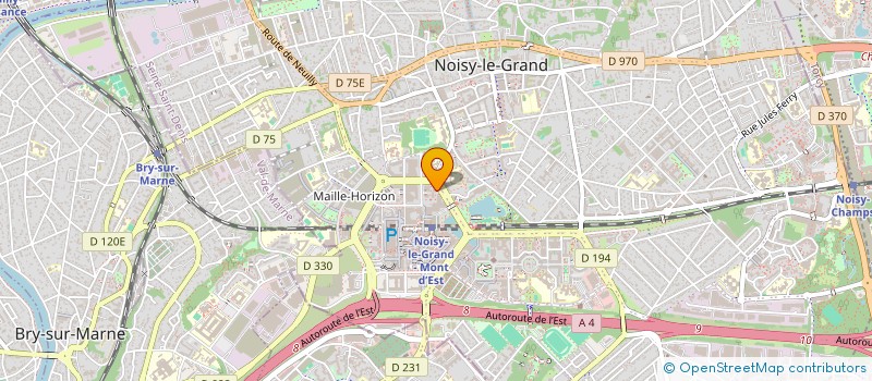 localisation de l'entreprise SCI MORY  NOISY-LE-GRAND