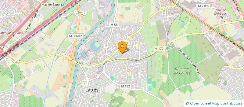 localisation de l'entreprise SCI MORYAN à LATTES