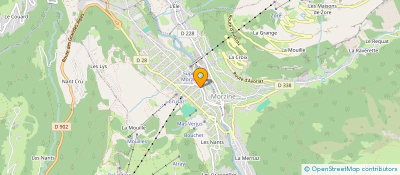 localisation de l'entreprise SCI MORZ'NA à MORZINE
