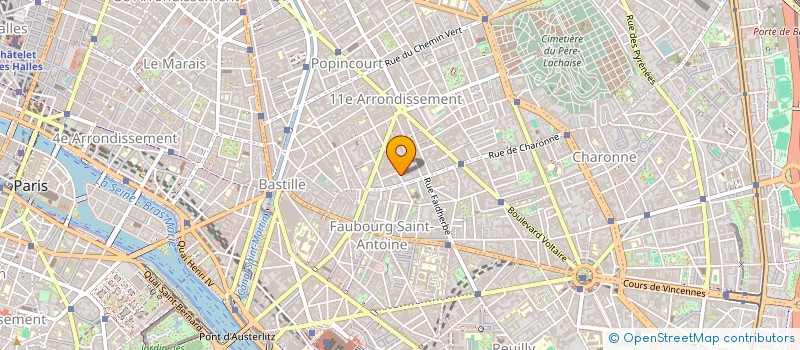 localisation de l'entreprise SCI MOS  PARIS