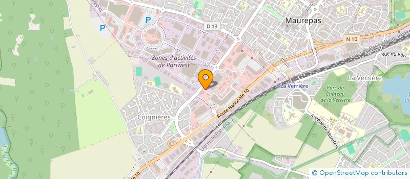 localisation de l'entreprise SCI MOS à COIGNIERES