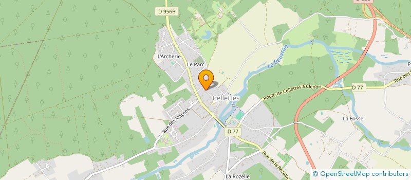 localisation de l'entreprise SCI MOSAIQUE à CELLETTES