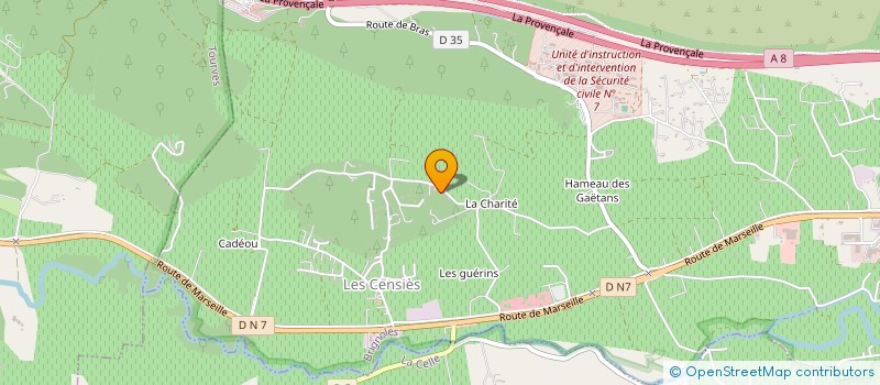 localisation de l'entreprise SCI MOSAIQUE à TOURVES