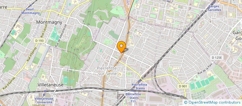 localisation de l'entreprise SCI MOSAIQUE à PIERREFITTE-SUR-SEINE