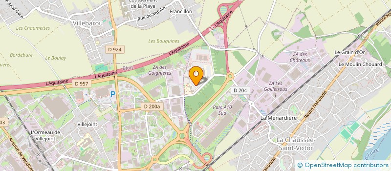 localisation de l'entreprise SCI MOSAIQUE  LA CHAUSSEE-SAINT-VICTOR