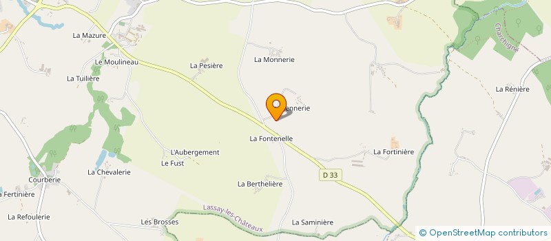 localisation de l'entreprise SCI MOSAIQUE  LASSAY-LES-CHATEAUX