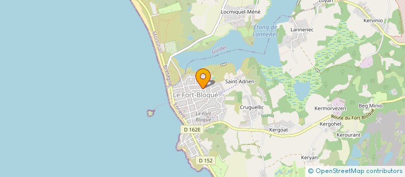 localisation de l'entreprise SCI MOSAMA à PLOEMEUR