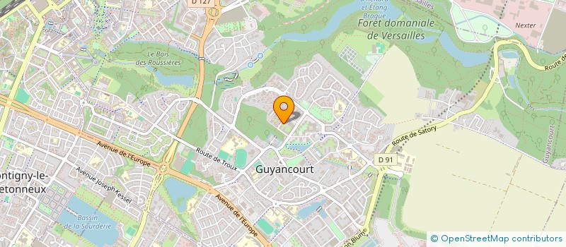 localisation de l'entreprise SCI MOSANO  GUYANCOURT