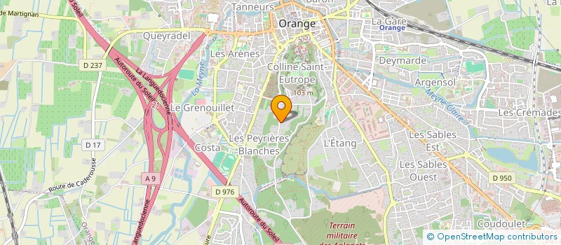 localisation de l'entreprise SCI MOSAR  ORANGE