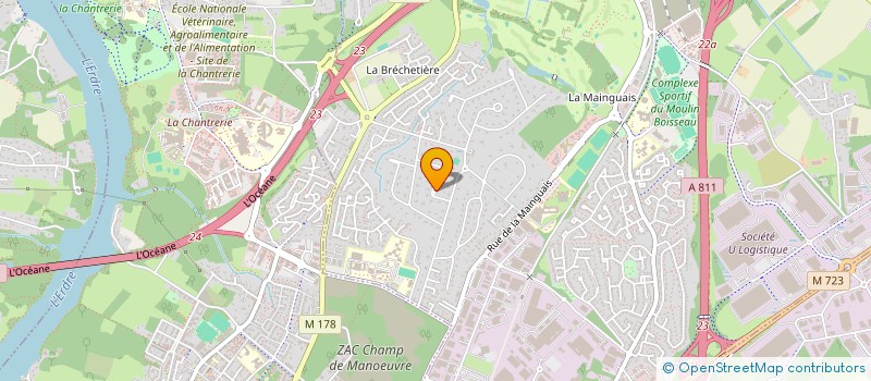 localisation de l'entreprise SCI MOSARD  CARQUEFOU