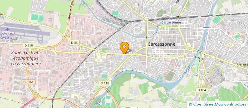 localisation de l'entreprise SCI MOSCA à CARCASSONNE