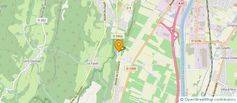 localisation de l'entreprise SCI MOSCA ET FILS  LA BUISSIERE