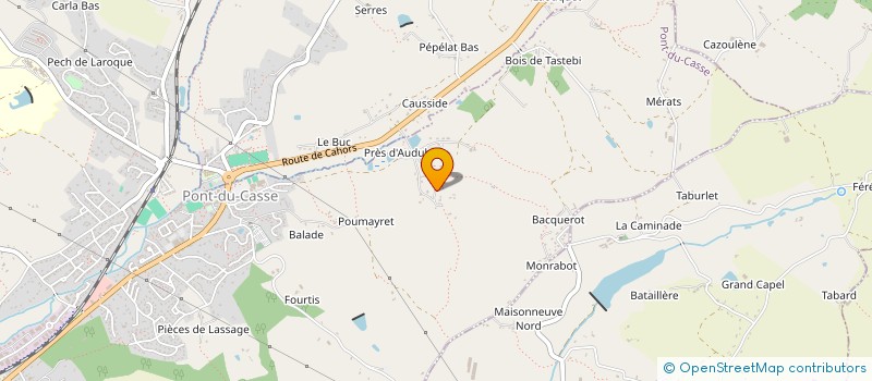 localisation de l'entreprise SCI MOSCONI IMMOBILIER  PONT-DU-CASSE