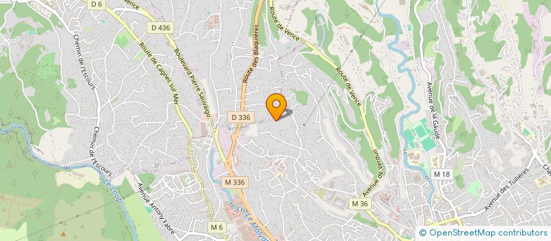 localisation de l'entreprise SCI MOSELLA  CAGNES-SUR-MER