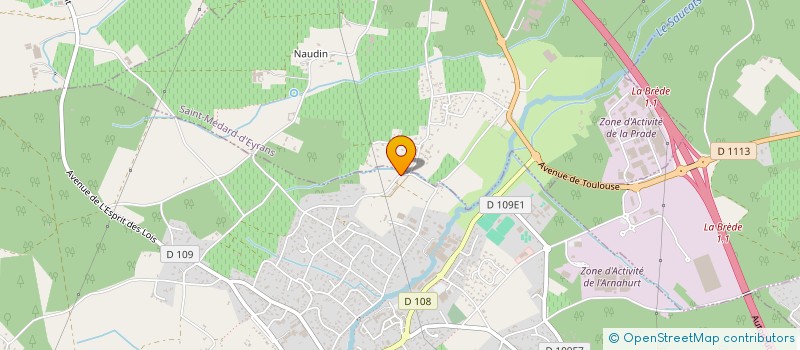 localisation de l'entreprise SCI MOSELLA  LA BREDE