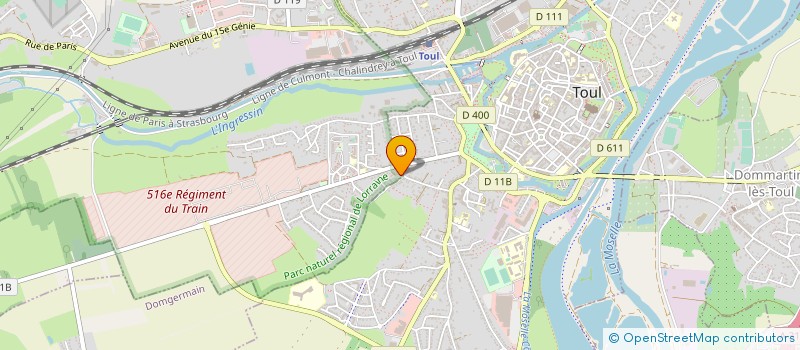 localisation de l'entreprise SCI MOSELLY  ECROUVES