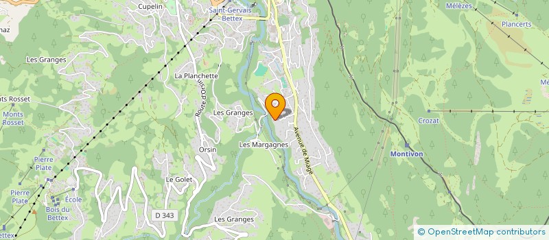 localisation de l'entreprise SCI MOSER CHARBEN  SAINT-GERVAIS-LES-BAINS