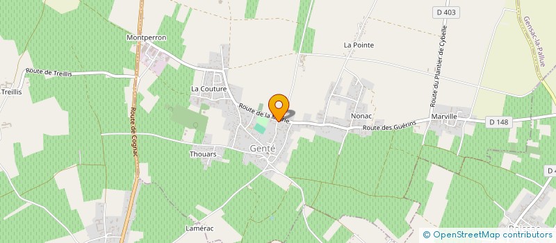 localisation de l'entreprise SCI MOSIN -SEURET  GENTE