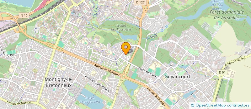 localisation de l'entreprise SCI MOSNIER  GUYANCOURT