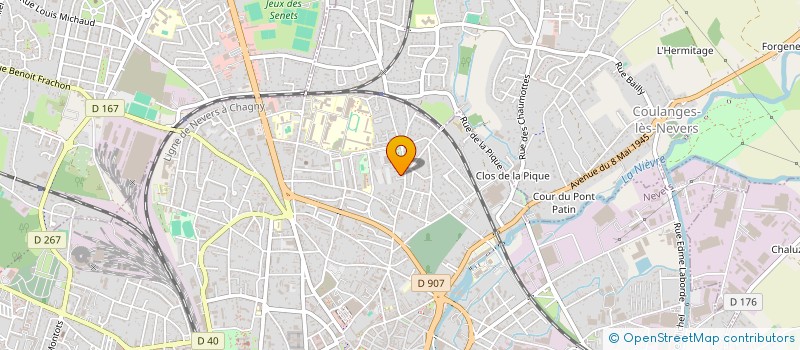 localisation de l'entreprise SCI MOSNIER PAYEN à NEVERS