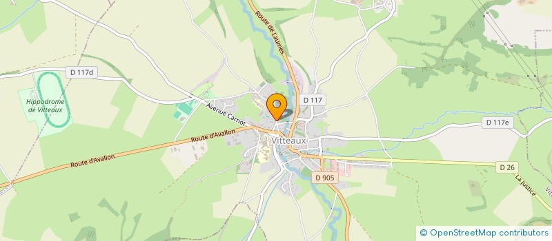 localisation de l'entreprise SCI MOSSE  VITTEAUX