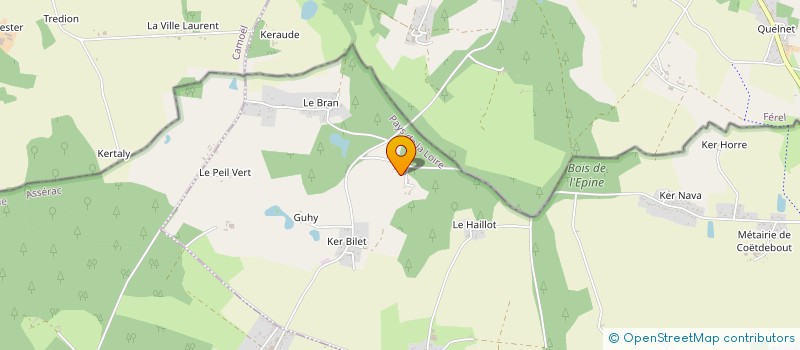 localisation de l'entreprise SCI MOSSE à HERBIGNAC