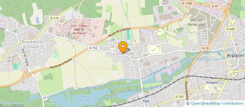 localisation de l'entreprise SCI MOST  OLLAINVILLE